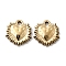 304 Stainless Steel Charms, Heart Charm, Real 14K Gold Plated, 9.5x9x1.8mm, Hole: 1mm