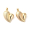 Brass Pendants, Cadmium Free & Nickel Free & Lead Free, Heart, Real 18K Gold Plated, 38x28.5x10mm, Hole: 10x4.5mm