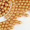 Imitation Pearl Acrylic Beads, No Hole, Round, Goldenrod, 2.5mm, about 10000pcs/bag
