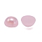 Opaque Resin Cabochons, Imitation Shell & Pearl, Half Round, Pearl Pink, 4x2mm, about 500pcs/bag