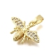 Латунные микро проложить кубического циркония подвески KK-P336-16C-G-2