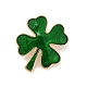 Булавки с эмалью клевера JEWB-D305-04A-G-1