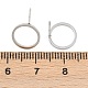 Серьги-гвоздики из нержавеющей стали 316 EJEW-D339-05P-5