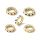 Латунные микро проложить Цирконий Европейский бисером KK-K399-14G-1