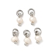 Подвески-рондели из натурального культивированного пресноводного жемчуга PALLOY-JF04393-01-1