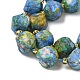 Синтетических нитей бирюзовые бусы G-U023-A06-01-4