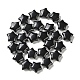 Натуральный черный обсидиан бисер пряди G-NH0005-022-3