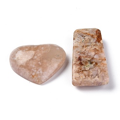 Натуральные кабошоны из агата сакуры G-I306-02