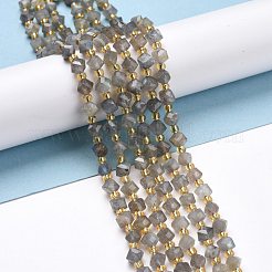 Природные лабрадорита бисер нитей G-P463-35