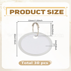 30шт алюминиевый брелок&nbsp;AJEW-LP0001-41