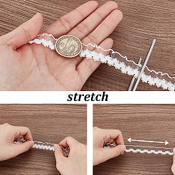 25 м полиэстеровых эластичных кружевных лент OCOR-PH0006-27A