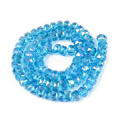 Стеклянные бусины с гальваническим покрытием &nbsp;EGLA-T021-20G