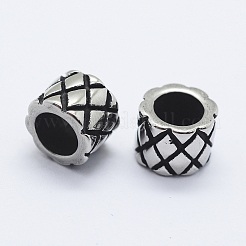 Европейские бусины из хирургической нержавеющей стали 316&nbsp;LS-STAS-O102-01AS