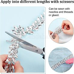 1шт блестящий цветок кристалл горный хрусталь отделка воротника&nbsp;DIY-FG0003-38