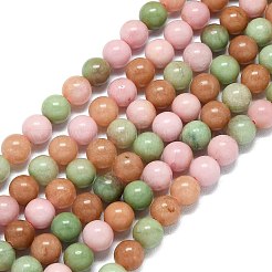 Натуральный Malaysia нефритовые бусы пряди&nbsp;G-B165-C06-8mm