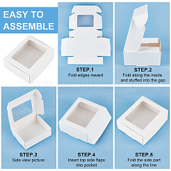 Бумажные коробки конфет&nbsp;CON-WH0097-52C-02