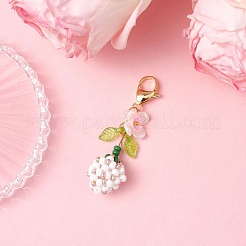 Подвеска в виде цветочного бутона HJEW-MZ00275
