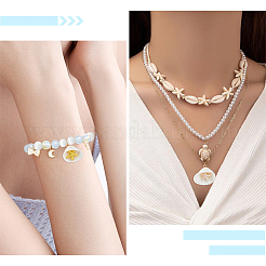 32 шт. летние пляжные подвески из натуральных ракушек&nbsp;FIND-SC0012-34