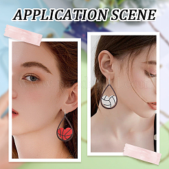 Набор для самостоятельного изготовления висячих сережек в спортивном стиле&nbsp;DIY-SC0024-03