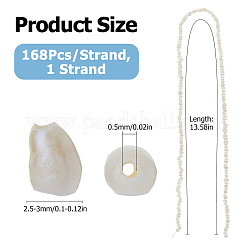 1 нить бусин из натурального культивированного пресноводного жемчуга PEAR-FI0001-12