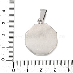 Эмалевые подвески из хирургической нержавеющей стали 316&nbsp;STAS-D304-04AS