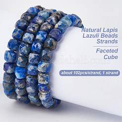 1 нить бусин из натурального лазурита G-OC0005-49