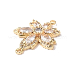 Шармы-соединители из латуни с микропаве из кубического циркония KK-I702-29G
