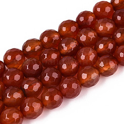 Натуральные нити сердолика (крашенные и нагретые) G-T139-93