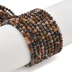 Натуральные нити бусинок из питерсути G-M449-A01-3mm