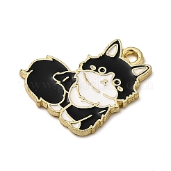 Золотили эмали сплава подвески&nbsp;ENAM-L049-01G-06