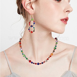 1500шт 24 стиля окрашенные распылением хрустящие стеклянные бусины CCG-SZ0001-12