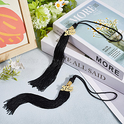 Полиэстеровая выпускная кисточка подвеска украшения&nbsp;AJEW-WH20020-078D