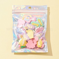 28шт 7 стиля непрозрачные кабошоны из смолы CRES-FS0001-05