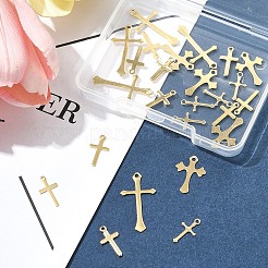 25шт 5 стиля латунные подвески KK-FS0001-51G