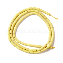 Синтетических нитей бирюзовые бусы G-K327-03