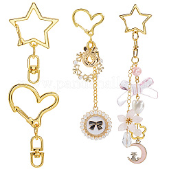 40шт 2 стиля пружинные кольца из цинкового сплава FIND-SP0004-04D