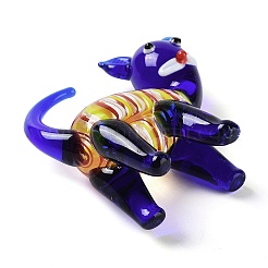 3d украшение для витрины лэмпворк с собакой ручной работы DJEW-C012-11