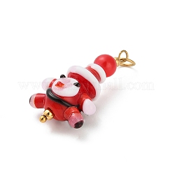 Рождество ручной работы Lampwork подвески&nbsp;LS-STAS-C147-03A