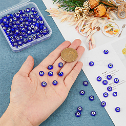 3 нити бусины ручной работы от сглаза лэмпворк нити&nbsp;LAMP-DC0001-16