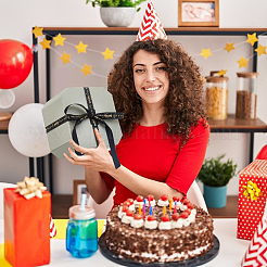 Лента из полиэстера с золотым тиснением&nbsp;OCOR-WH0082-243A