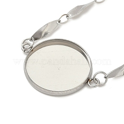 Изготовление браслета из звеньевой цепи из нержавеющей стали 304 STAS-K252-20D-P