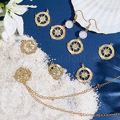 8шт латунные подвески&nbsp;KK-SC0007-25