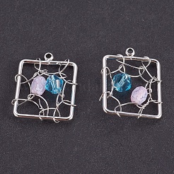 Латунные подвески&nbsp;LS-KK-F755-26P-NF