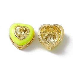 Стойки обшивки латунь кубического циркония бусы&nbsp;KK-C007-16G-02