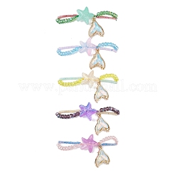 Плетеные браслеты из стеклянных бусин&nbsp;BJEW-MZ00174