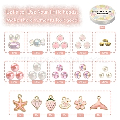 Набор для изготовления милого эластичного браслета своими руками DIY-YW0005-77B