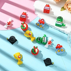 14шт 7 стиля силиконовые бусины&nbsp;SIL-CJ0003-05