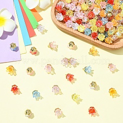 20 шт. акриловые цветочные подвески&nbsp;TACR-YW0003-18A