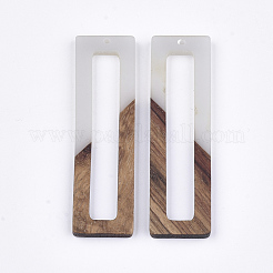 Большие подвески из смолы и ореха&nbsp;RESI-S358-97F