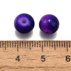 (распродажа бракованных изделий: неровно окрашенные)круглые стеклянные бусины DGLA-XCP0001-24